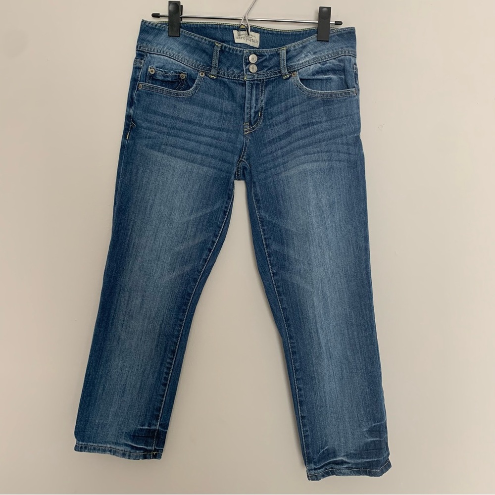 Aeropostale Jean Capri Size 5/6 Women’s Pants Shorts Summer Spring Casual